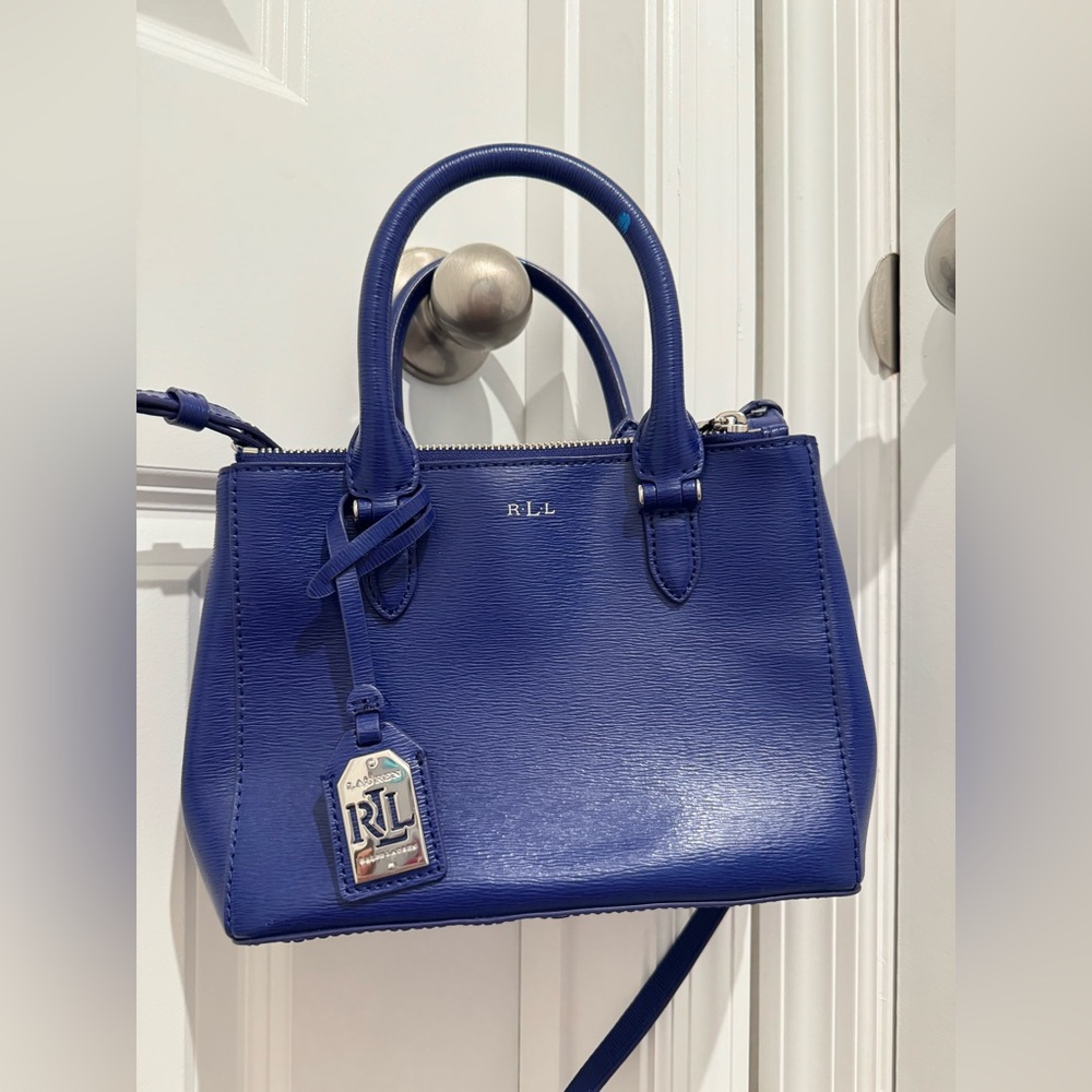 Ralph Lauren Royal Blue Satchel
